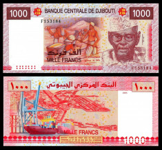 Djibouti 2005 - 1000 francs UNC foto