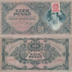 1945 ( 15 VII ) , 1,000 pengő ( P-118b.1 ) - Ungaria
