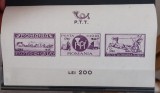 Romania 1944 - Asistenta P.T.T. colite si serie cu supratipar (3 poze) MNH
