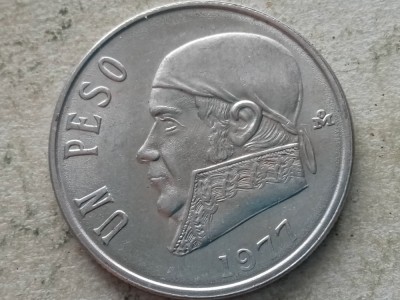 MEXIC-1 PESO 1977 foto