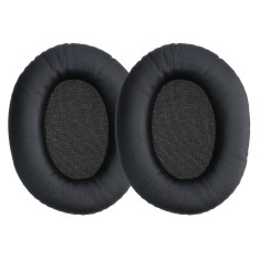 Set 2 Perne de urechi pentru casti Kingston HyperX Cloud II, Kwmobile, Negru, Piele ecologica, 53140.01