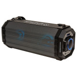 Boxa portabila, 20 W, 2 x 5.25 inch, 496 x 188 x 207 mm, 4000 mAh, iluminare LED, Negru, Ibiza