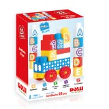 Cuburi de construit din plastic - 25 piese PlayLearn Toys, DOLU