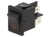 Rocker Switch DPST ON-OFF 10A 250V Negru-Roșu