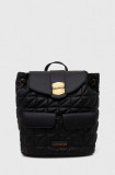 Love Moschino rucsac femei, culoarea negru, mic, neted