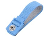 Bratara Antistatica ESD ANTISTAT Albastra Antialergica 1k Ohm Conector Clichet Tata 10mm EN 61340-5-5