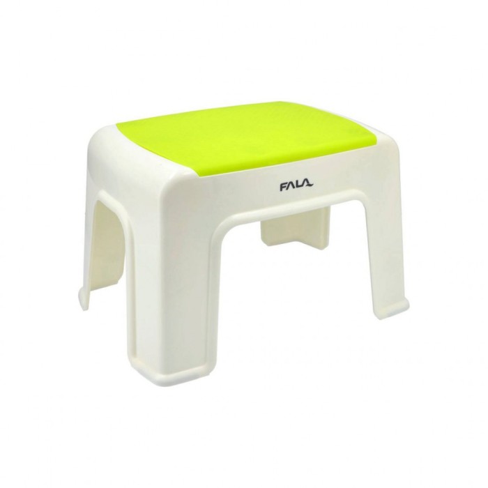 Taburet din plastic, galben Fala 75915