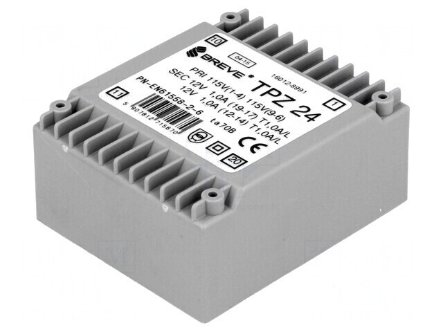 Transformator de Alimentare 24VA 115/230V la 12V 1A PCB