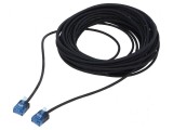 Cabluri patch U/UTP 6a litat Cu LSZH negru 15m 32AWG, Goobay