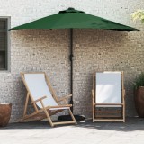 vidaXL Umbrela de Grădină , cu st&acirc;lp din aluminiu, verde, 294 cm