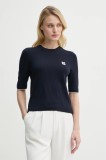 BA&amp;SH pulover de lana JUMPER femei, culoarea albastru marin, light, 1E25BREN