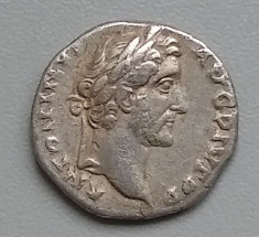 Antoninus Pius. Denarius argint Imperiul Roman foto