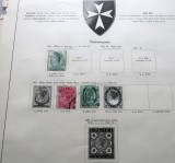 Lot 3 timbre vechi Malta Queen Victoria, perioada 1860&ndash;1885 -A42, Stampilat