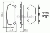 Set placute frana,frana disc SUBARU LEGACY III Combi (BE, BH) (1998 - 2003) BOSCH 0 986 424 650