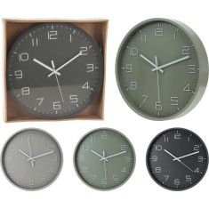 Ceas de perete rotund cu design minimalist, O30 cm