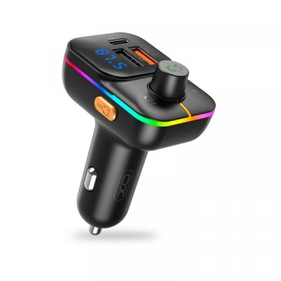 Modulator FM Bluetooth XO Design BCC09, 2 x USB-A - 1 x USB-C - 1 x microSD foto