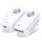 TP-Link Kit Gigabit Powerline Passthrough cu 3 Porturi AV1300, TL-