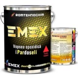 Pachet Vopsea Epoxidica Pardoseala &ldquo;Emex&rdquo; - Galben - Bid. 20 Kg + Intaritor 4.30 Kg
