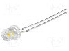 Dioda LED 5mm, alb cald, plat, 2.9...3.6V, OPTOSUPPLY - OSM5DK57E1A