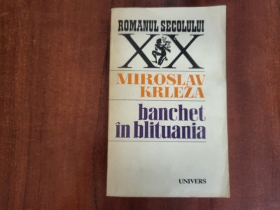 Banchet in Blituania de Miroslav Krleza foto