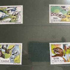 romania - serie timbre animale fauna nestampilata MNH