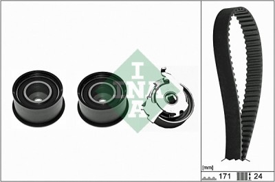 INA 530 0358 10 Set curea de distributie foto