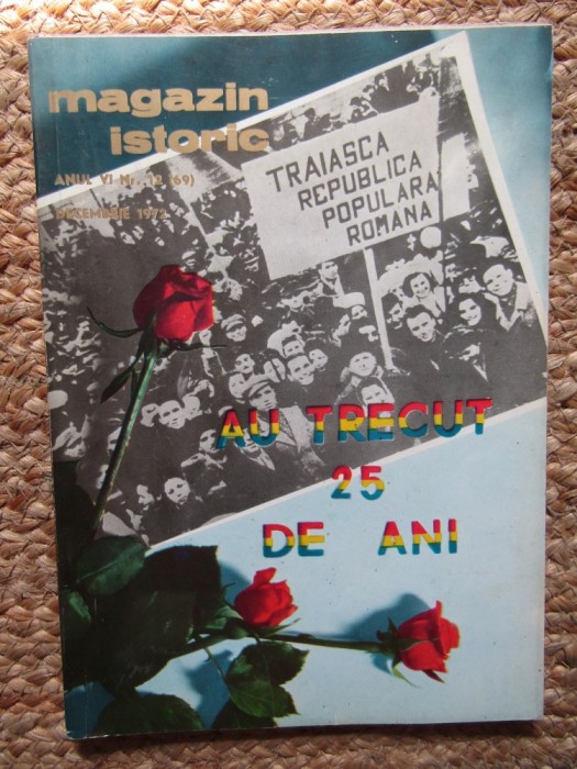 REVISTA MAGAZIN ISTORIC (DECEMBRIE, 1972)