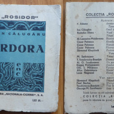 Ion Calugaru , Erdora , Colectia Rosidor , 1934 , editia 1