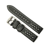 Cumpara ieftin Curea Neagra Piele Naturala 20mm, Gaurele, Textura Mata, Catarama Argintie Clasica, Time Veranda