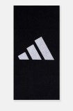 adidas Performance prosop din bumbac culoarea negru IU1289
