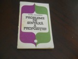 Probleme de sintaxa a propozitiei- Aurel Nicolescu,1970