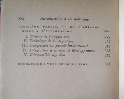 Introduction a la Politique (Maurice Duverger, 1964) foto