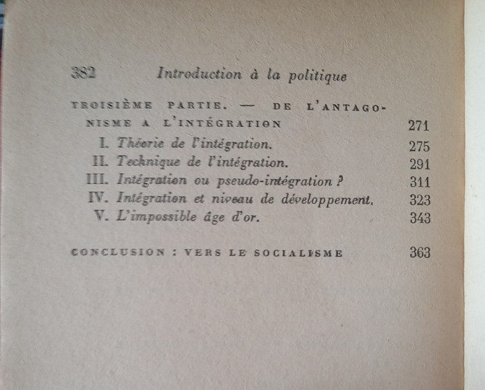 Introduction a la Politique (Maurice Duverger, 1964)