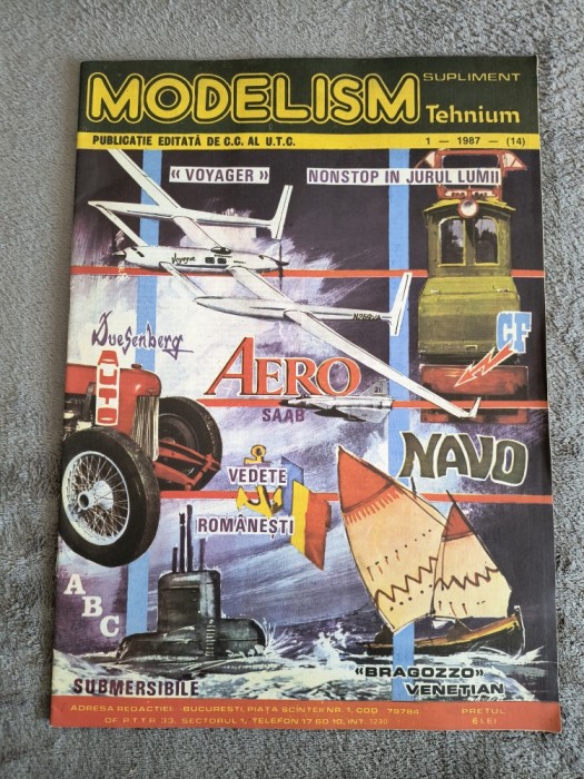 Revista Modelism nr. 1 / 1987 / C rev M1