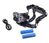 Lanterna Frontala LED cu Baterie Externa, Accesorii Bicicleta, AA2545C