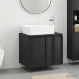 Cumpara ieftin Dulap pentru Chiuveta de Baie Negru 62,5 x 44,5 x 80 cm