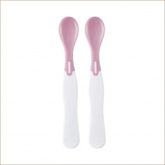 Set de lingurite termice, 2 bucati, Pink, Mininor