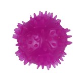 Jucarie din cauciuc eco pentru caini, forma de Minge cu tepi, 6 CM, mov