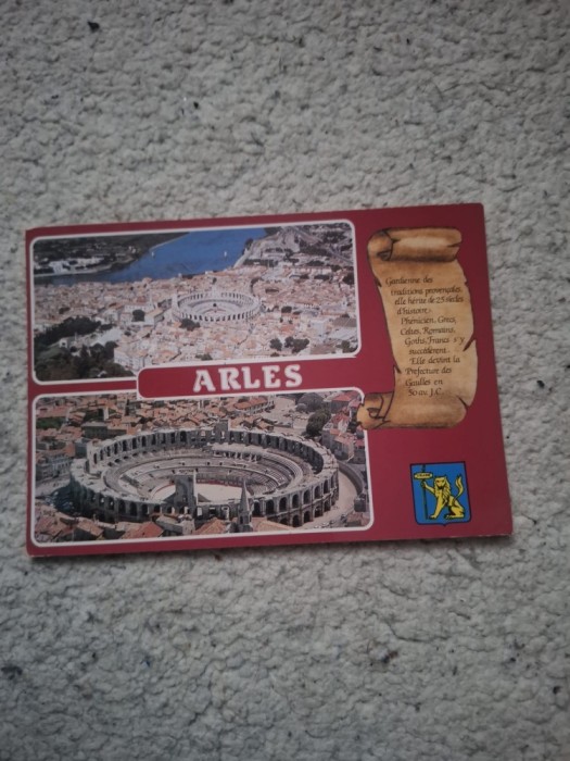 Carte postala arles