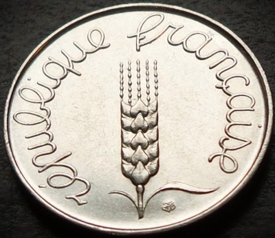 Moneda 5 CENTIMES - FRANTA, anul 1963 * cod 2841 = A.UNC foto