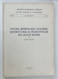 STUDIUL MINERALOGIC , GEOCHIMIC SI STRUCTURAL AL PEGMATITELOR DIN MUNTII RODNEI de TITUS MURARU , 1979