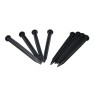 Pin Fixare Separator Gazon 20cm Plastic Negru Bordura Gazon
