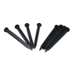 Pin Fixare Separator Gazon 20cm Plastic Negru Bordura Gazon