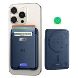 Portofel MagSafe ESR Classic Geo Premium, Piele Ecologica, Bleumarin, 4 Carduri, Compatibil iPhone 12-16 (fara Mini/13) cu Find My