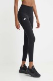 Adidas Performance leggins de alergare Adizero Essentials culoarea negru, uni, IP3085