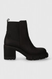 Cumpara ieftin Charles Footwear ghete chelsea de piele Sophie femei, culoarea negru, cu toc drept, Sophie.Boots.Black