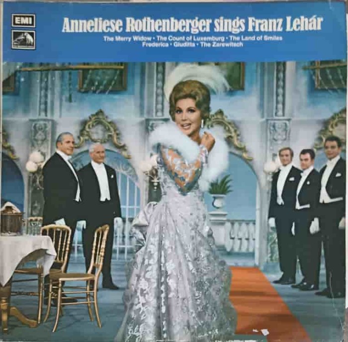 Disc vinil, LP. Anneliese Rothenberger Sings Franz Lehar-Franz Lehar, Anneliese Rothenberger-252034