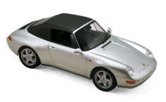 Macheta Auto Norev, Porsche 911 Cabriolet 1994 - Gri 1:18 foto