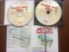 greatest radio hits dublu disc 2 cd selectii muzica pop rock hituri anii 80&amp;#039;-90&amp;#039; foto