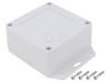 Carcasă universală ABS gri deschis 90x90x45mm, KRADEX